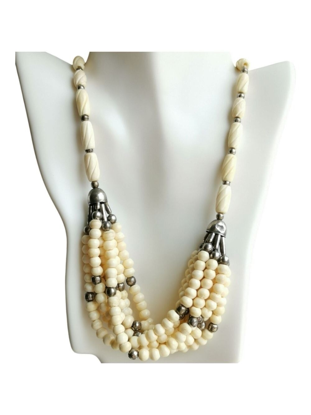 Vintage Bone Tribal Handmade Necklace